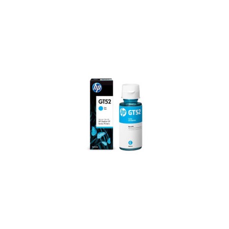 Botella de tinta HP GT52 Color Cian