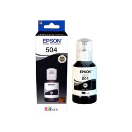 Tanque de Tinta Eco Tank Epson T504120 Negro