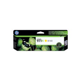 Tinta HP OfficeJet color Amarilla 971XL.