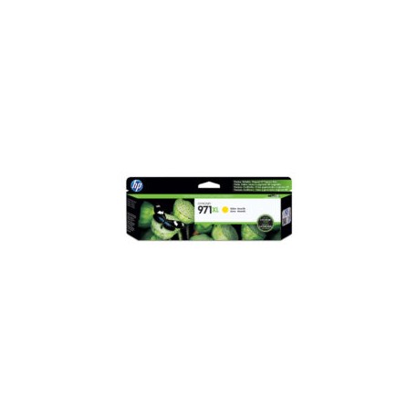 Tinta HP OfficeJet color Amarilla 971XL.