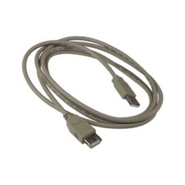 Cable USB Extensión 1.8mts IC-165211 Gris