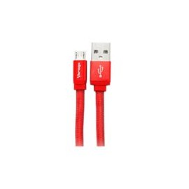 Cable Vorago CAB-113 USB a Micro USB Rojo 1Mt