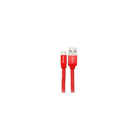 Cable Vorago CAB-113 USB a Micro USB Rojo 1Mt