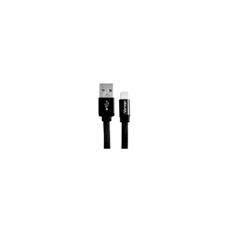 Cable Vorago CAB-119 USB a APPLE IPHONE Negro de 1 Metro.