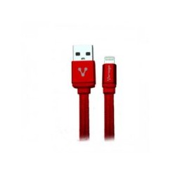 Cable Vorago CAB-119 USB a APPLE IPHONE Rojo de 1 Metro.