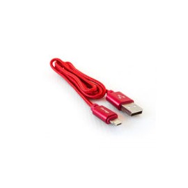 Cable Vorago CAB-209 Dual Micro USB/Lightning Color Rojo