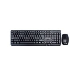 Kit de teclado y mouse inalambrico Vorago km-302 Negro