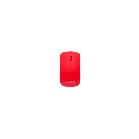 Mouse Optico Inalámbrico Acteck con Receptor AC-928922 Rojo
