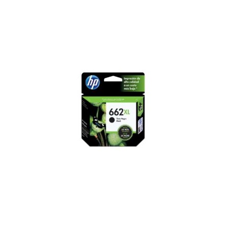Cartucho de Tinta HP 662XL Alto Rendimiento Negro CZ105A.