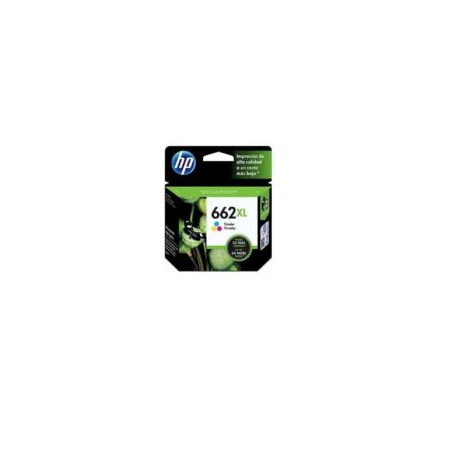 Cartucho de Tinta HP 662XL Tricolor Alto Rendimiento CZ106A