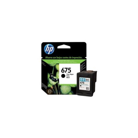 Cartucho de Tinta HP 675 Negro CN690AL