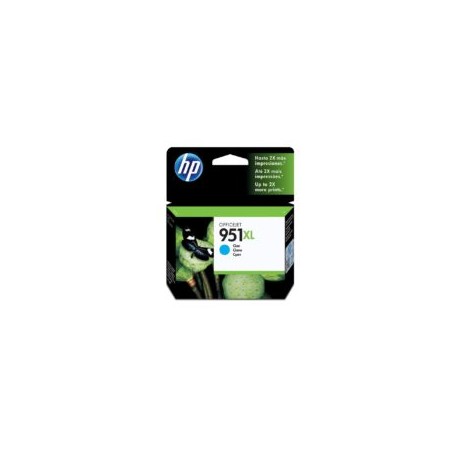 Cartucho de Tinta HP 951XL Alto Rendimiento color Cyan CN046AL