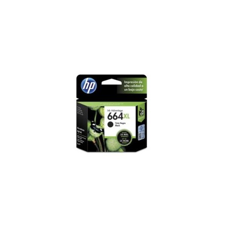 Cartucho de Tinta HP 664XL Alto Rendimiento Negro F6V31AL