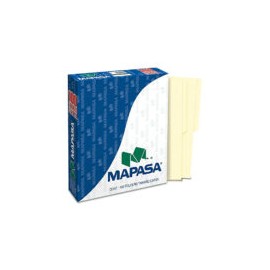 Folders Mapasa con 100 piezas color Crema